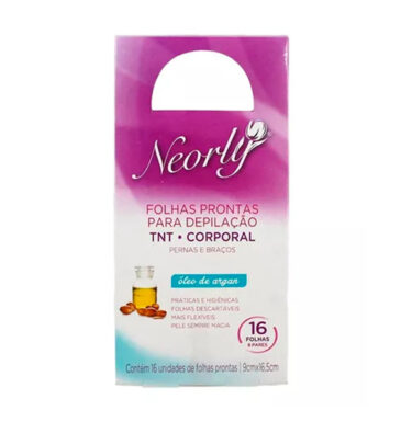 Folhas Prontas Corporal TNT Óleo de Argan